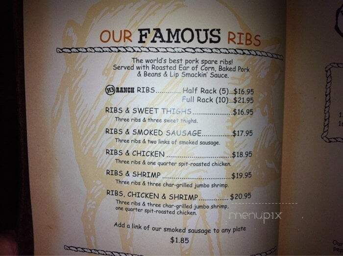 H3 Ranch - Fort Worth, TX menu_pic