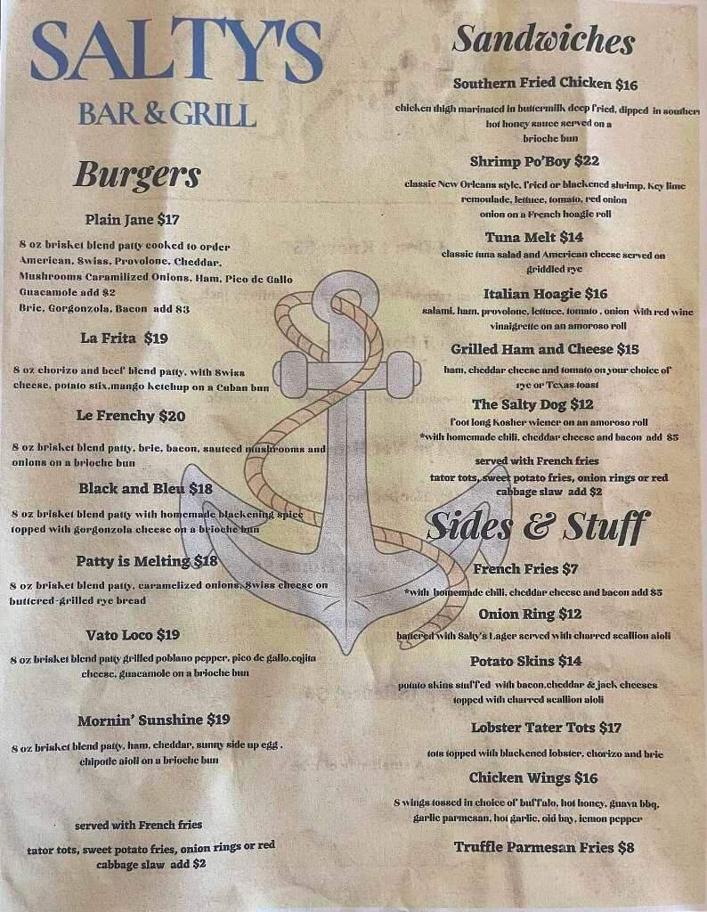 Cactus Jack's - Key Largo, FL menu_pic
