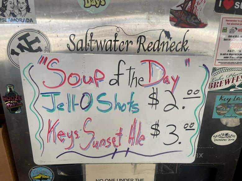 Cactus Jack's - Key Largo, FL menu_pic