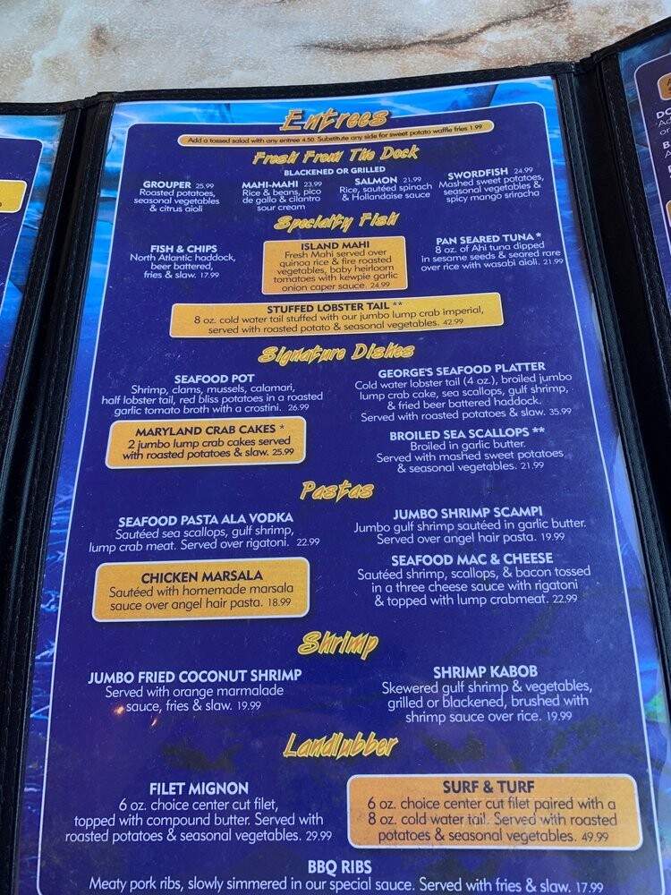 Cove Restaurant & Lounge - Deerfield Beach, FL menu_pic