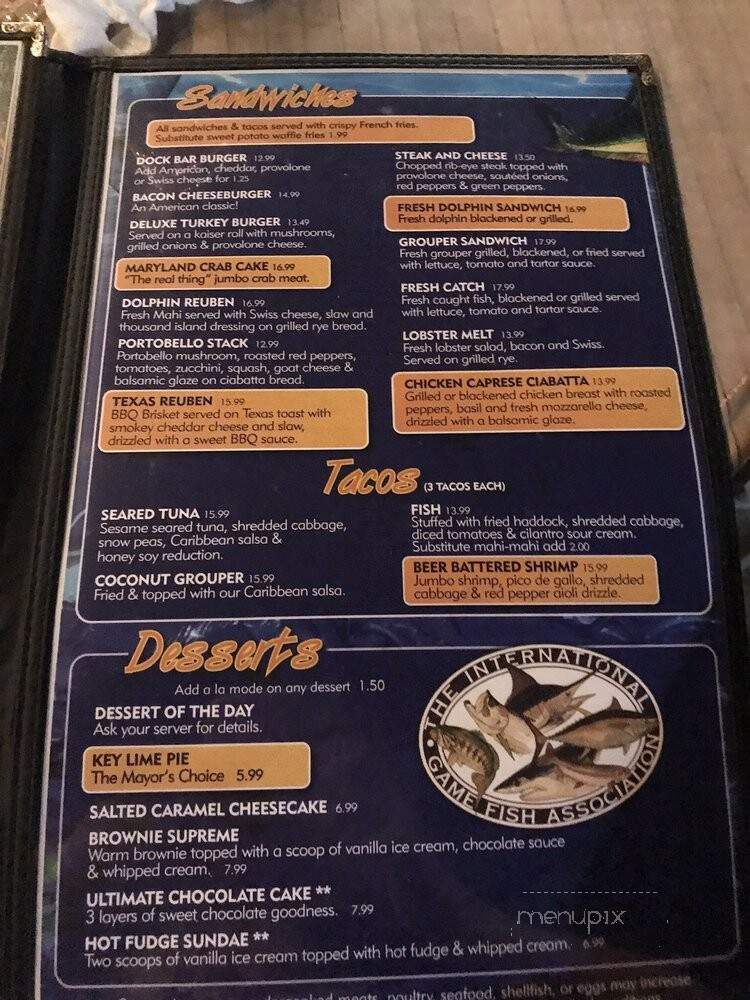 Cove Restaurant & Lounge - Deerfield Beach, FL menu_pic