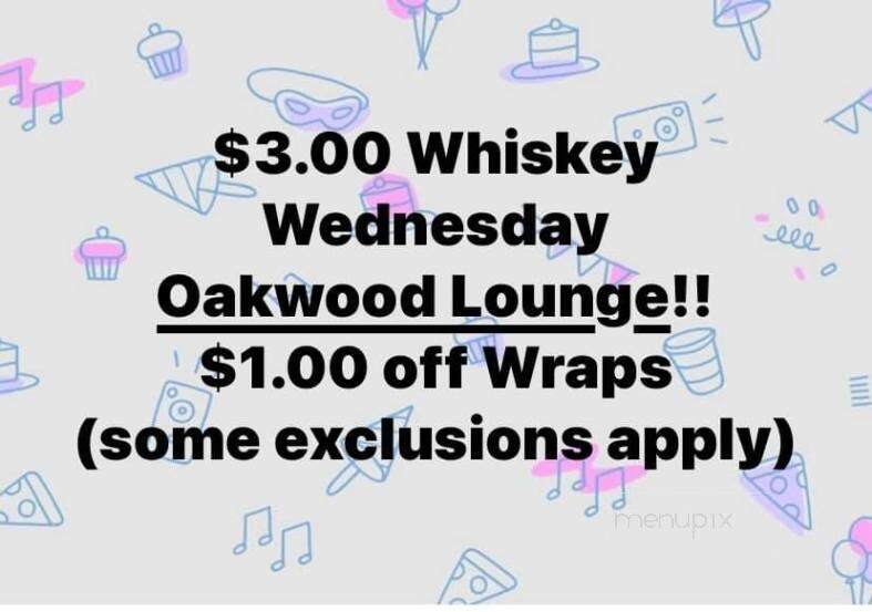 Oakwood Lounge - Pewamo, MI menu_pic