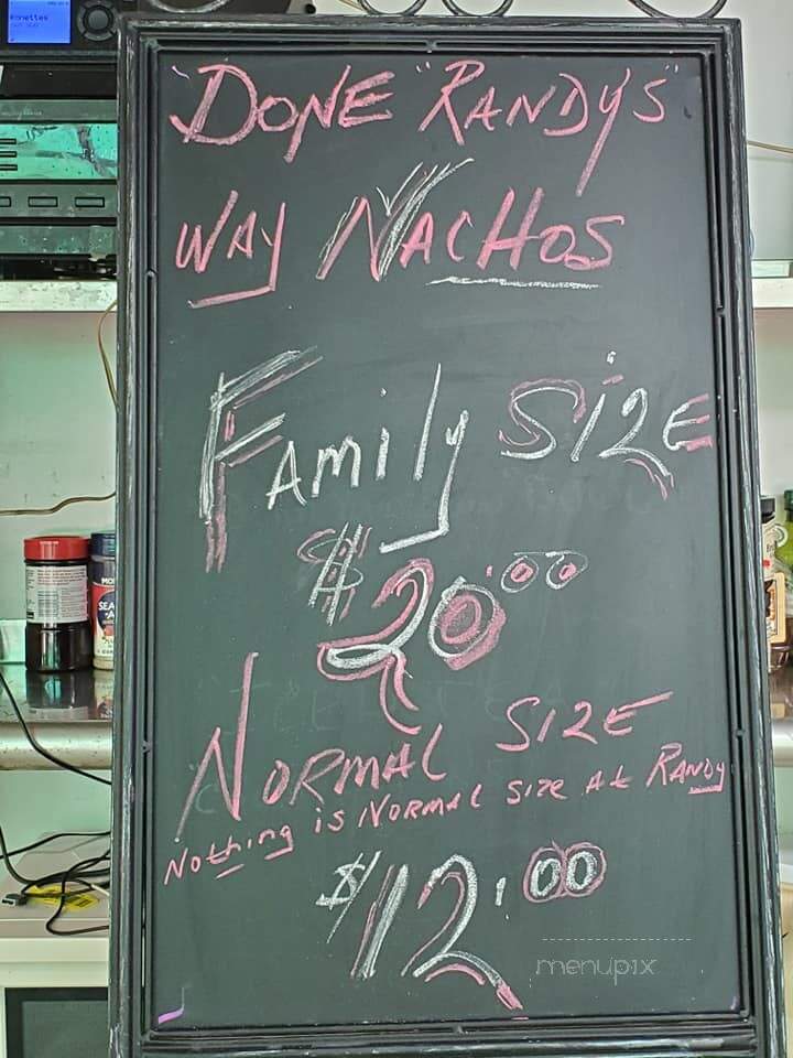 Randy's Roadside Bar-B-Que - Onsted, MI menu_pic