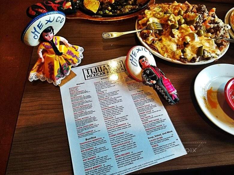 Tijuana's Mexican Kitchen - Lincoln Park, MI menu_pic