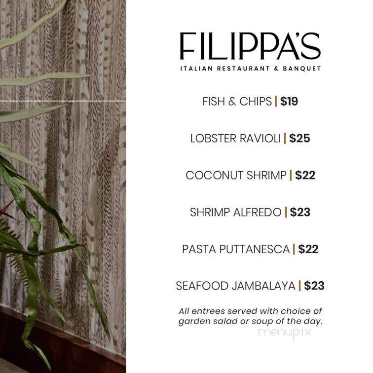 Filippa's Wine Barrel - Shelby Township, MI menu_pic