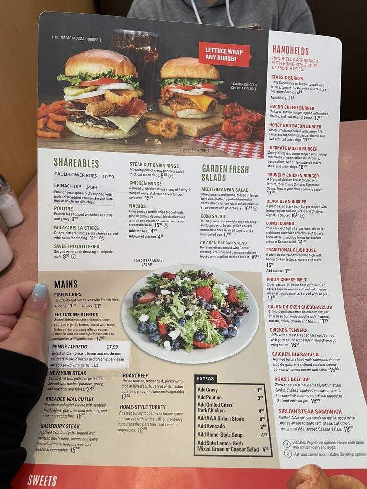 Smitty's Family Restaurant - Jasper, AB menu_pic