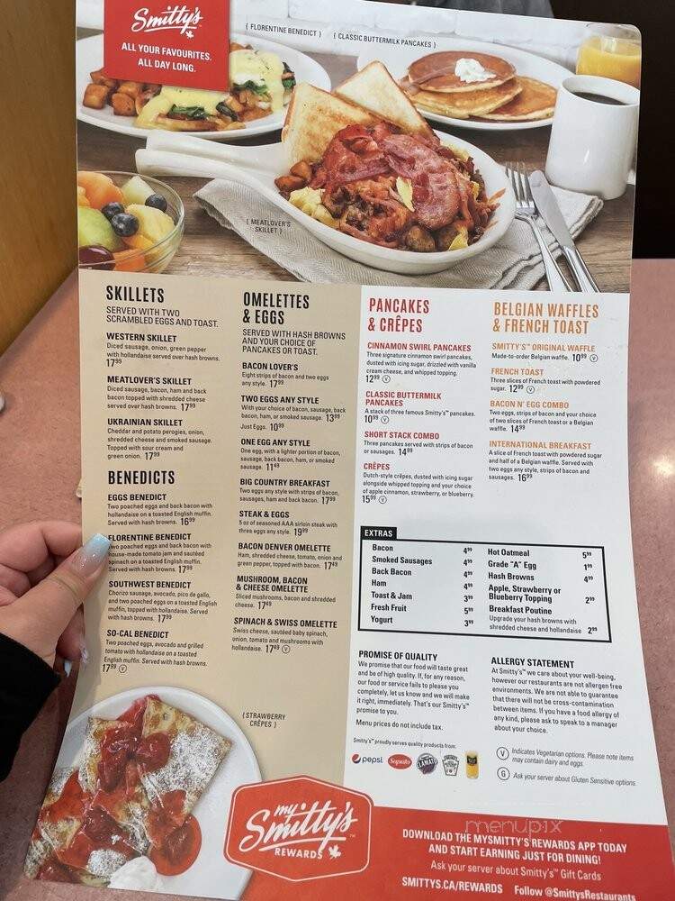 Smitty's Family Restaurant - Jasper, AB menu_pic