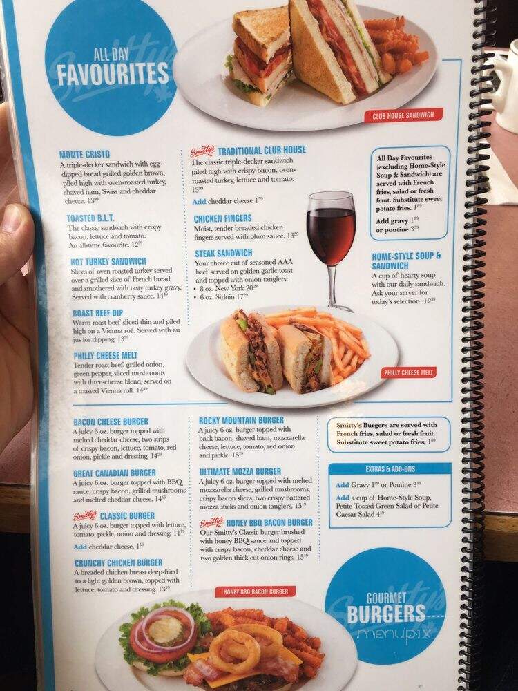 Smitty's Family Restaurant - Jasper, AB menu_pic