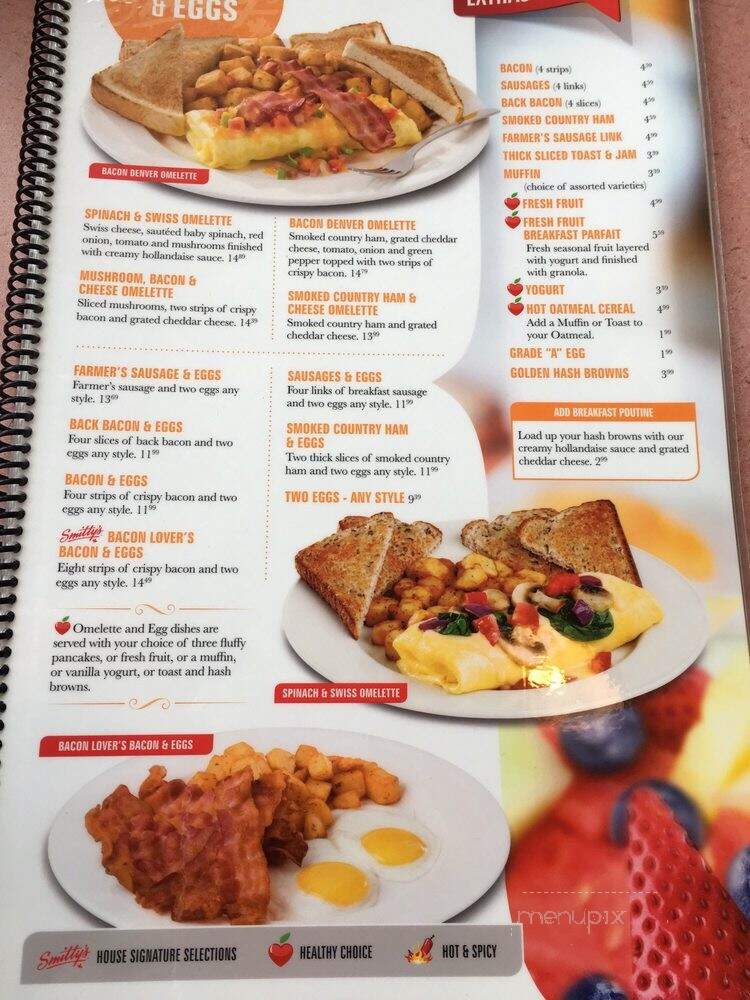 Smitty's Family Restaurant - Jasper, AB menu_pic