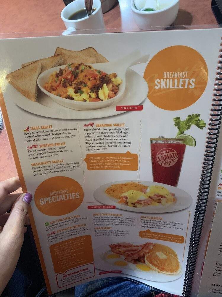 Smitty's Family Restaurant - Comox, BC menu_pic