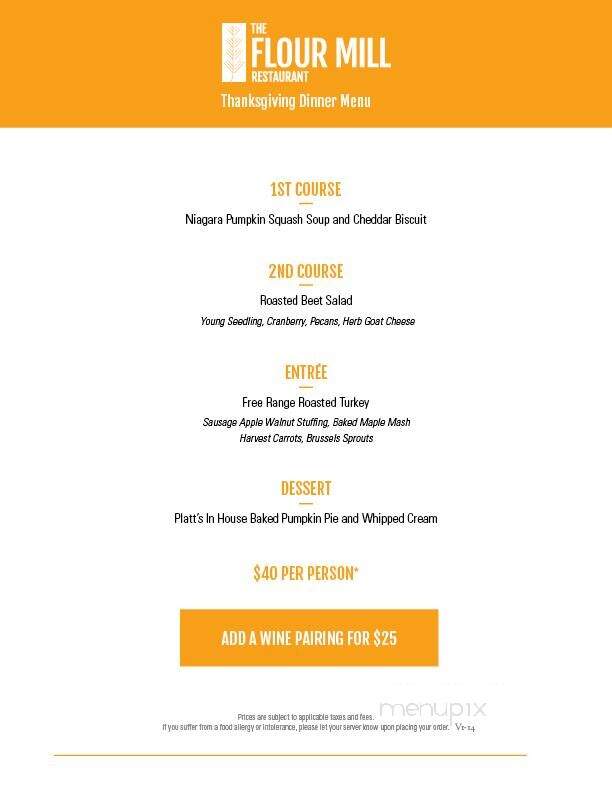 Old Stone Inn - Niagara Falls, ON menu_pic
