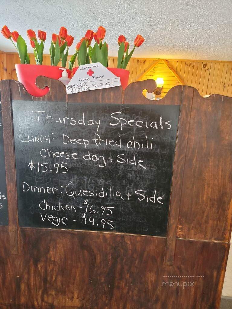 Quiet Bay Restaurant - Magnetawan, ON menu_pic
