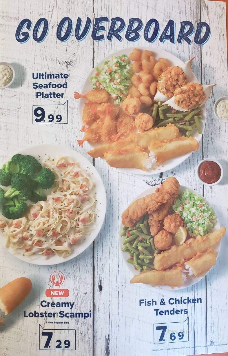 Captain D's Seafood - Leitchfield, KY menu_pic