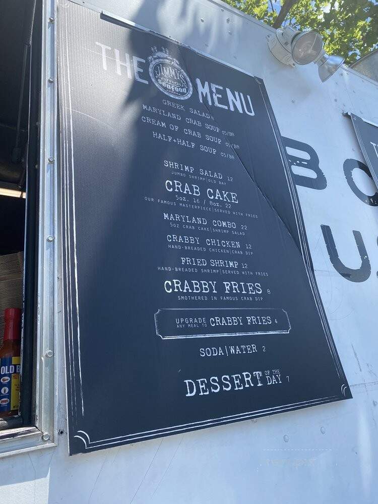 Jimmy's Famous Seafood - Baltimore, MD menu_pic