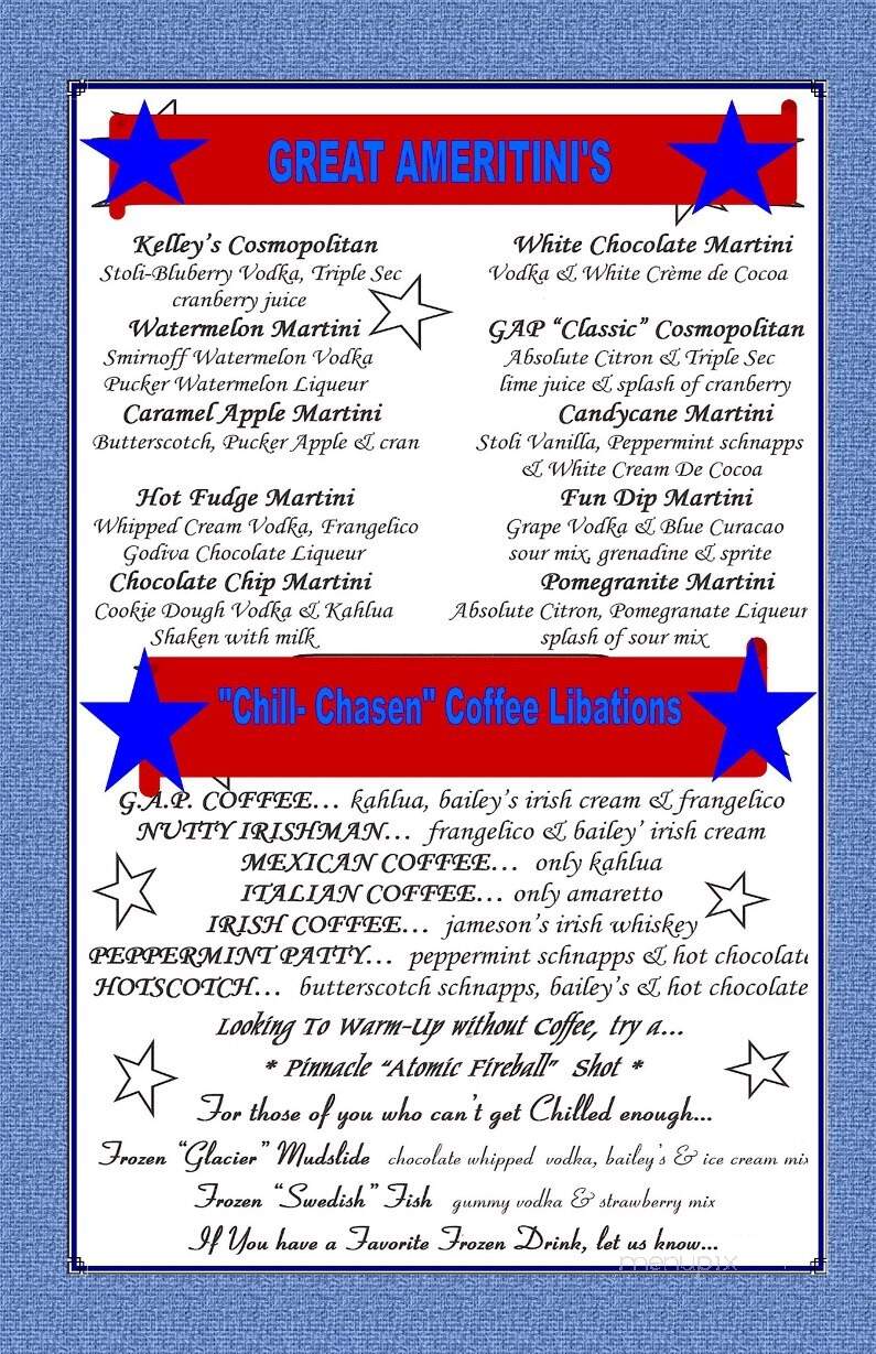 Great American Pub - Raynham, MA menu_pic