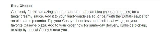 Caseys Carry Out Pizza - Paynesville, MN menu_pic