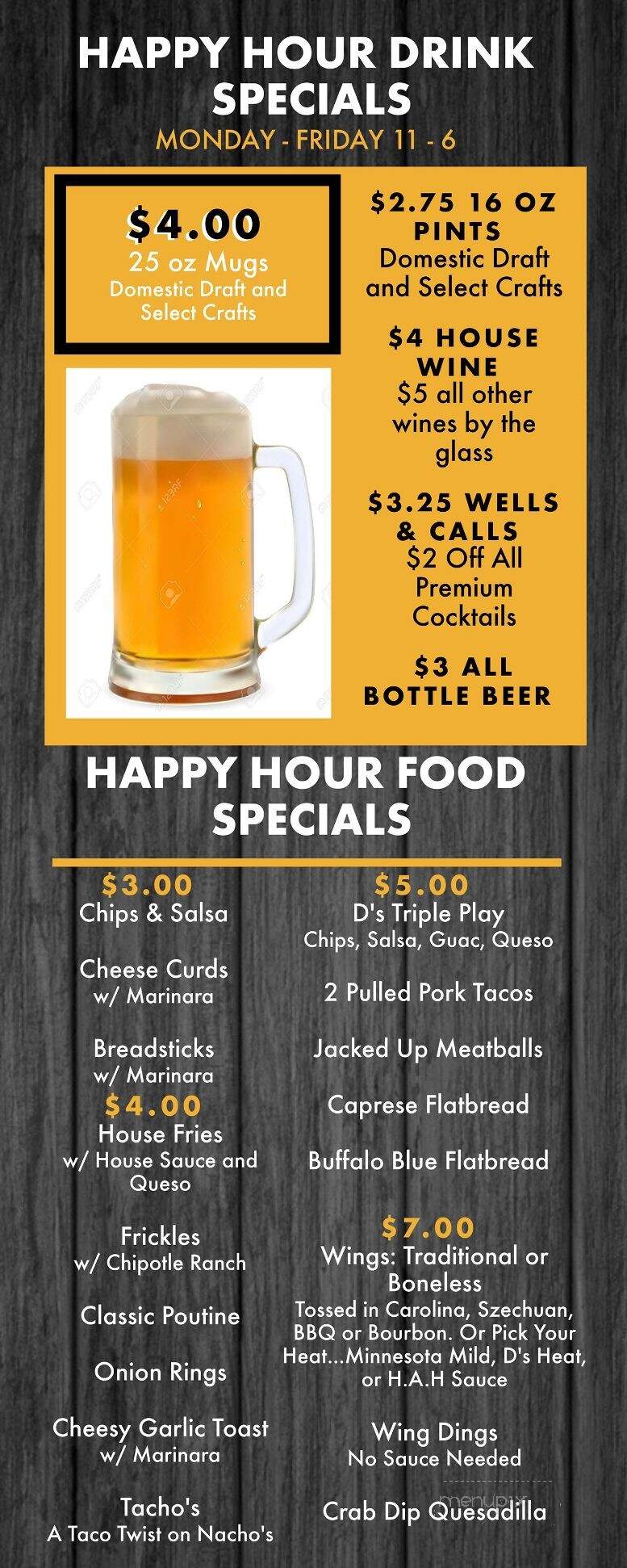 D Michael B's Resort Bar - Albertville, MN menu_pic