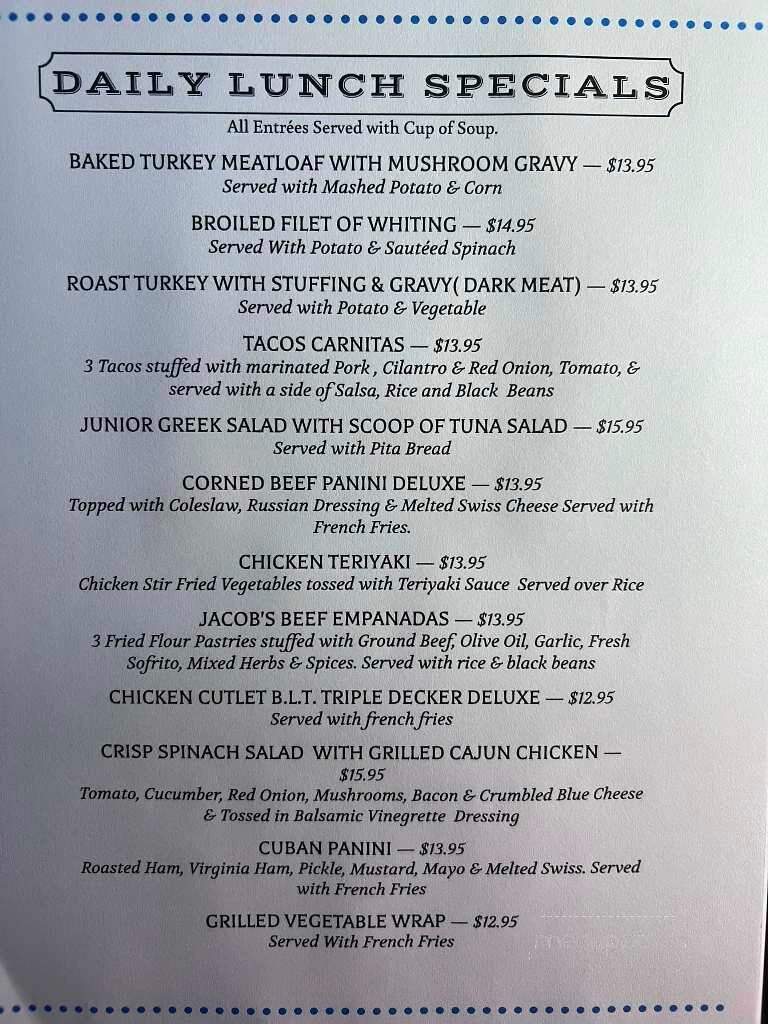 Clairmont Diner - Yonkers, NY menu_pic