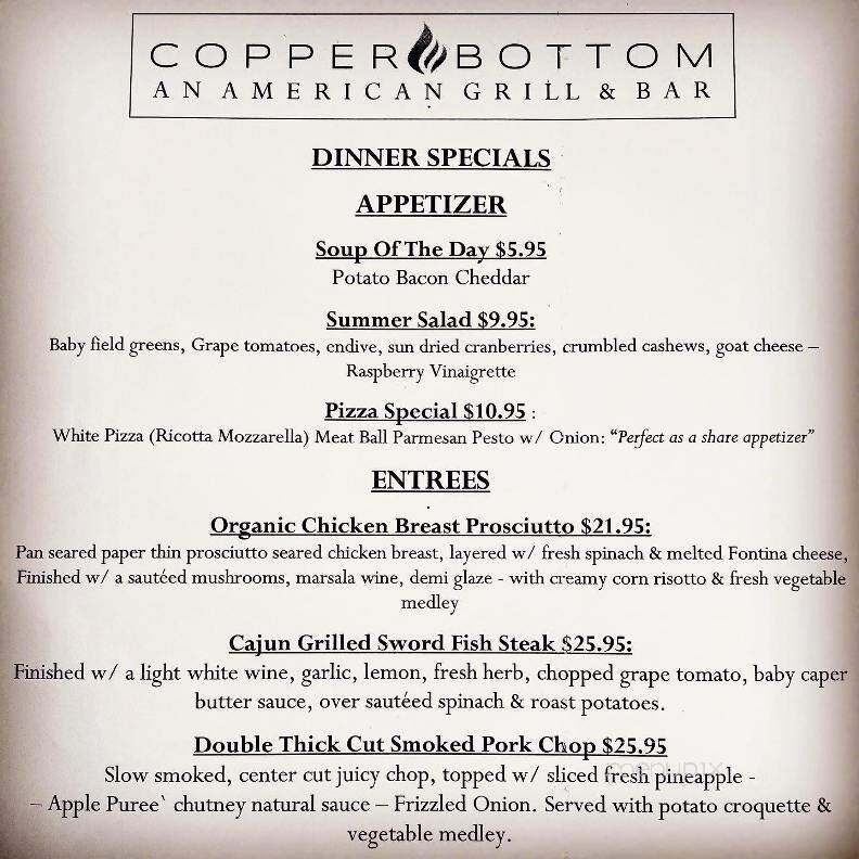Copper Bottom Restaurant - Florida, NY