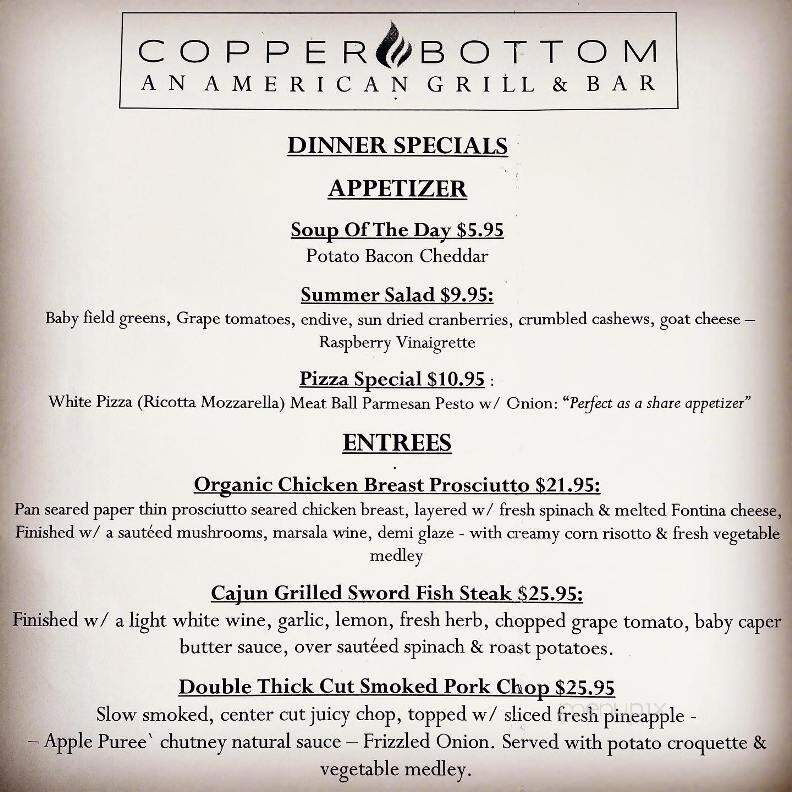 Copper Bottom Restaurant - Florida, NY