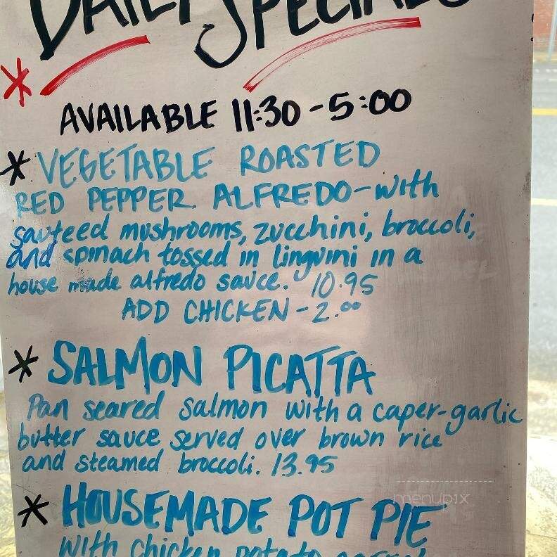 Zuma Coffee - Marshall, NC menu_pic