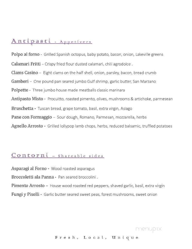 Di Salvo's Cafe - Williamsport, PA menu_pic