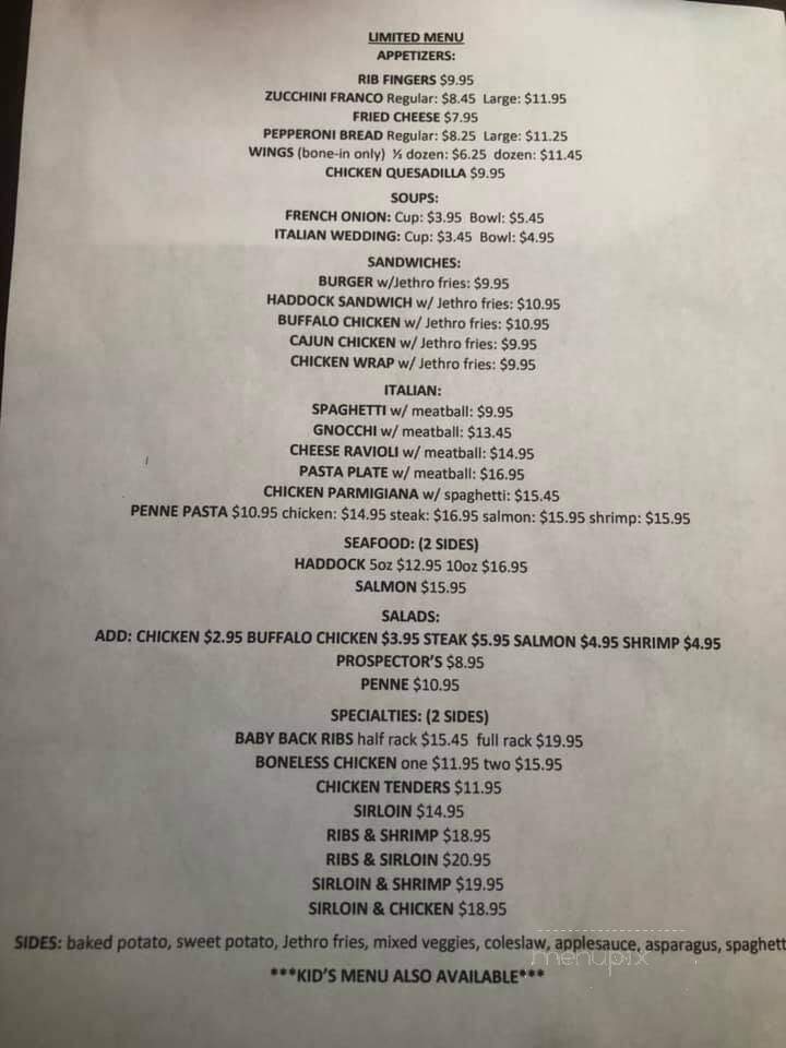 Jethro's - Altoona, PA menu_pic