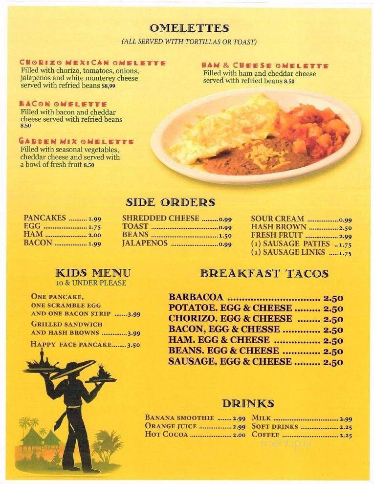 Los Compadres Mexican Restaurant - Huffman, TX menu_pic