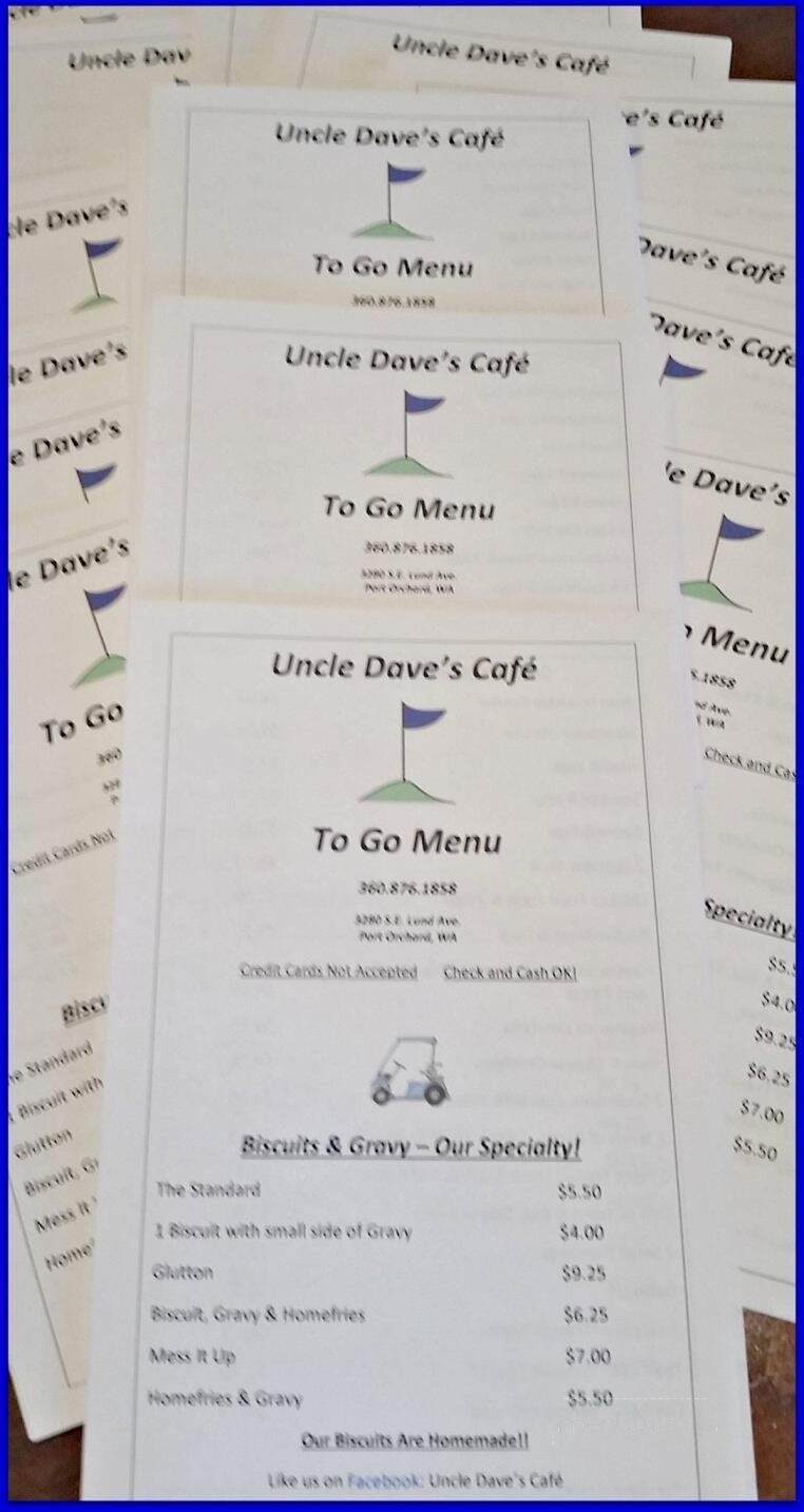 Uncle Dave's Cafe - Port Orchard, WA