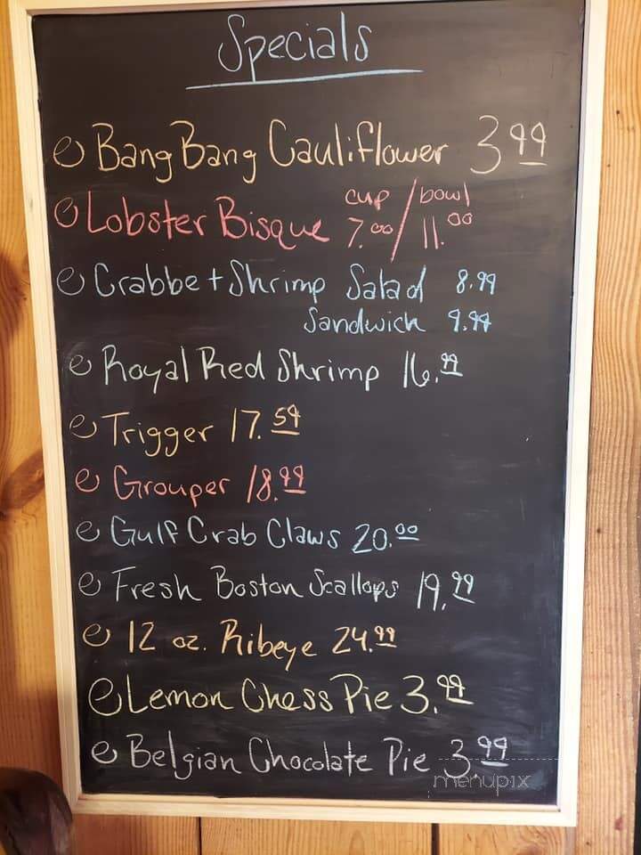 Fisherman Restaurant - Gadsden, AL menu_pic