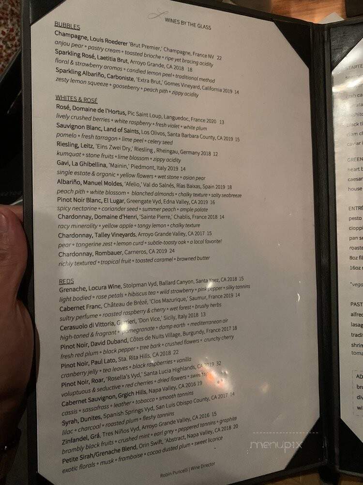 Lido Restaurant - Pismo Beach, CA menu_pic