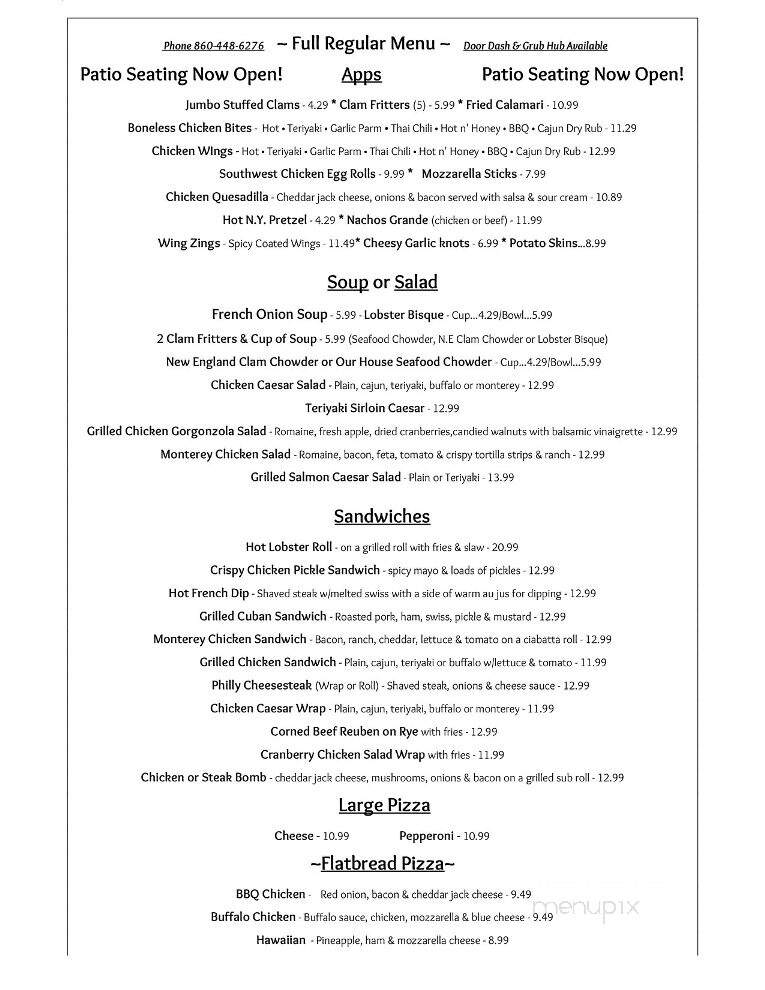 Spot Cafe & Restaurant - Groton, CT menu_pic
