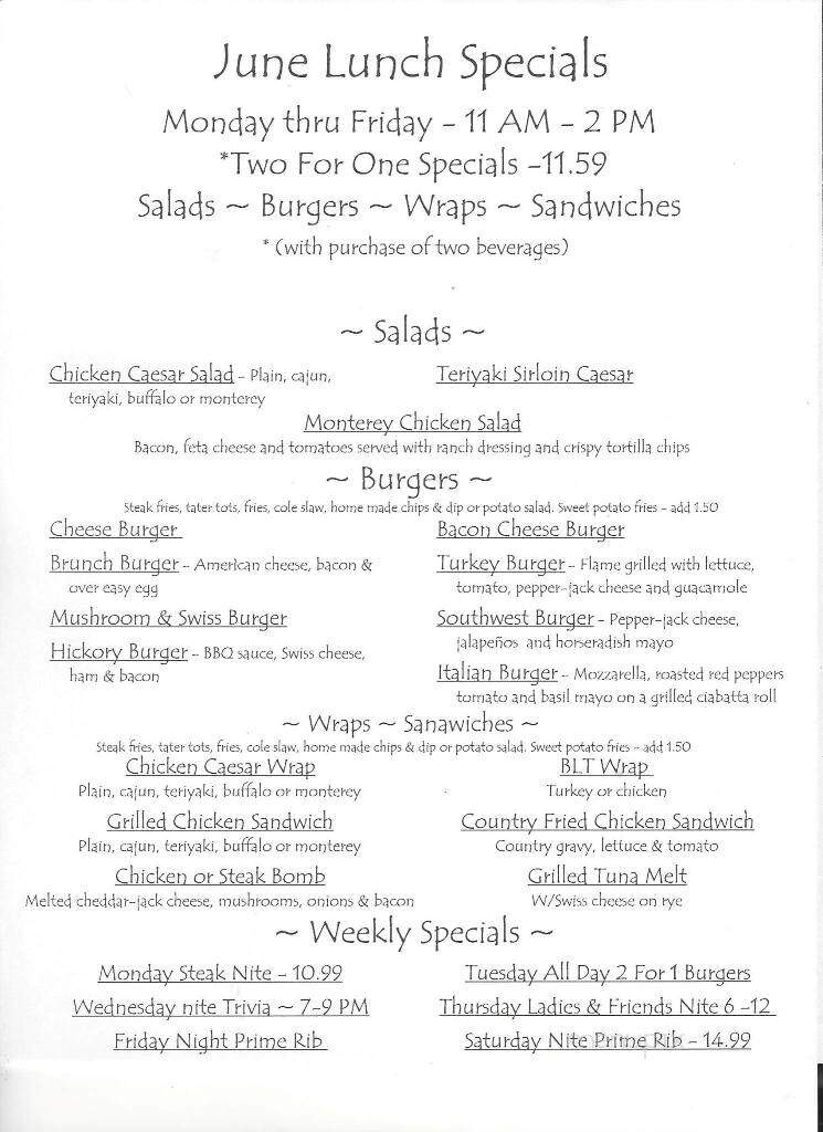 Spot Cafe & Restaurant - Groton, CT menu_pic