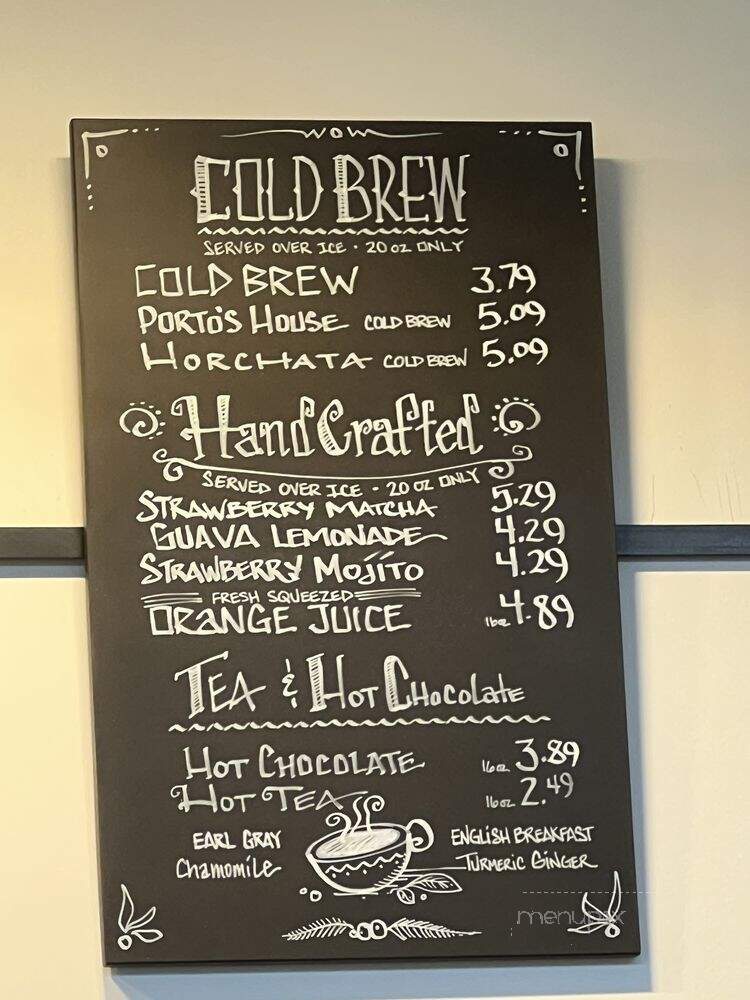 Porto's Bakery & Cafe - Buena Park, CA menu_pic