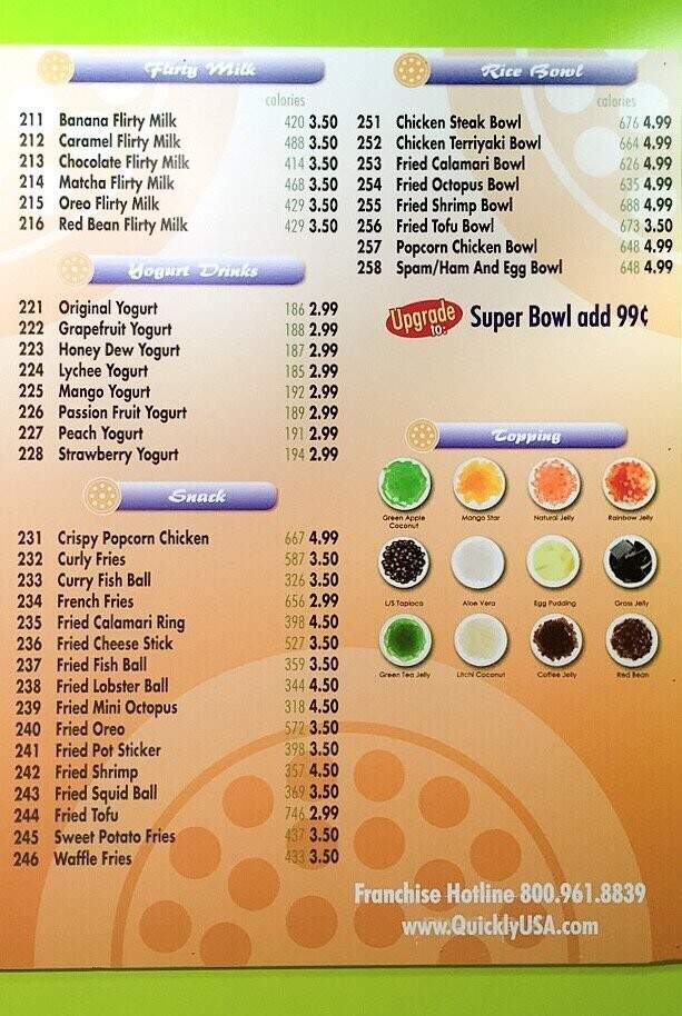Quickly - Brentwood, CA menu_pic