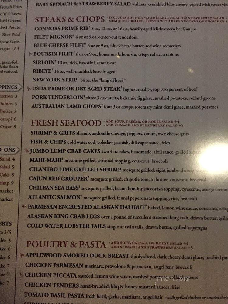 Connors - Franklin, TN menu_pic