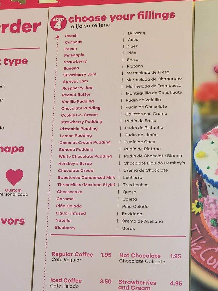 Pasteleria Elizabeth - Phoenix, AZ menu_pic