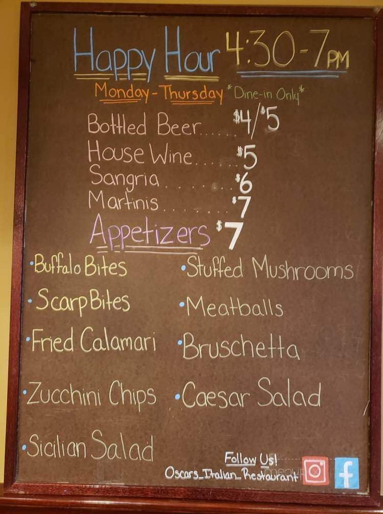 Oscar's Italian Restaurant - Yorktown Heights, NY