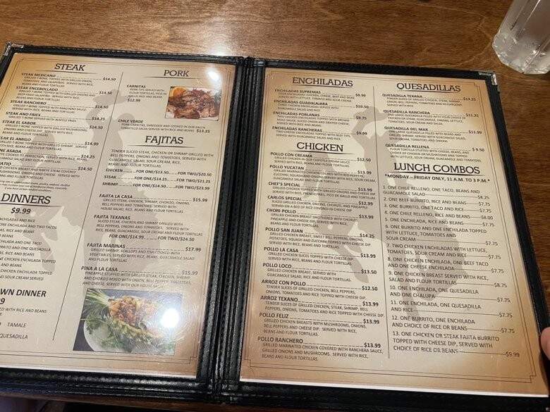 El Bronco Mexican Bar & Grill - Christiansburg, VA menu_pic