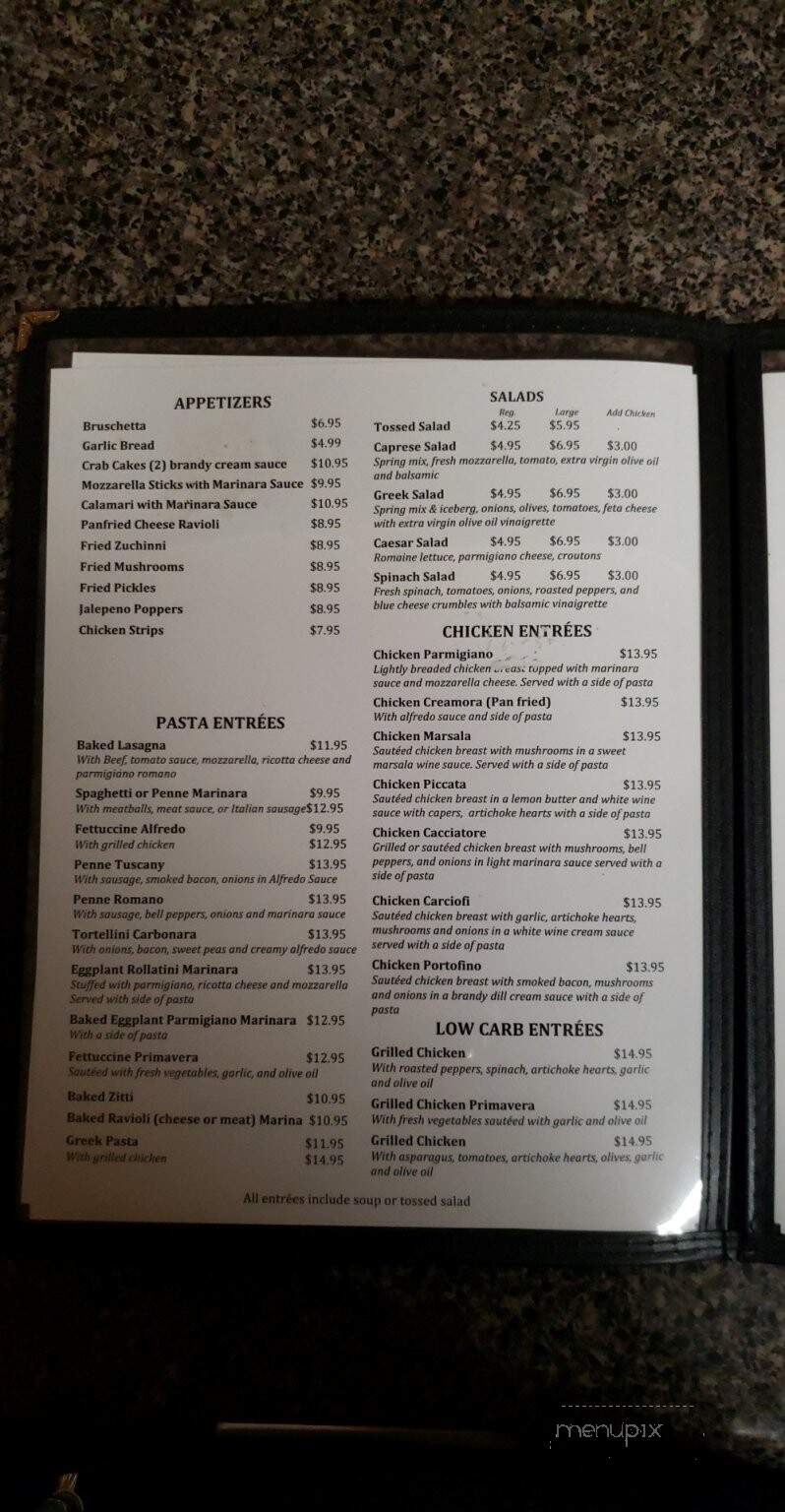 Vivere Italian Restaurant - Oak Creek, WI menu_pic