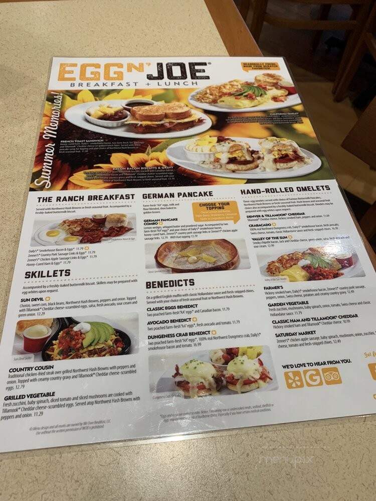 Egg N' Joe - Gilbert, AZ menu_pic