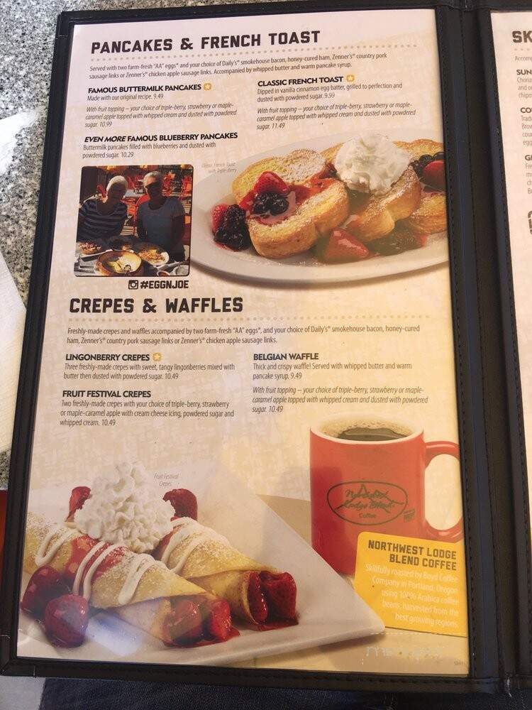 Egg N' Joe - Gilbert, AZ menu_pic