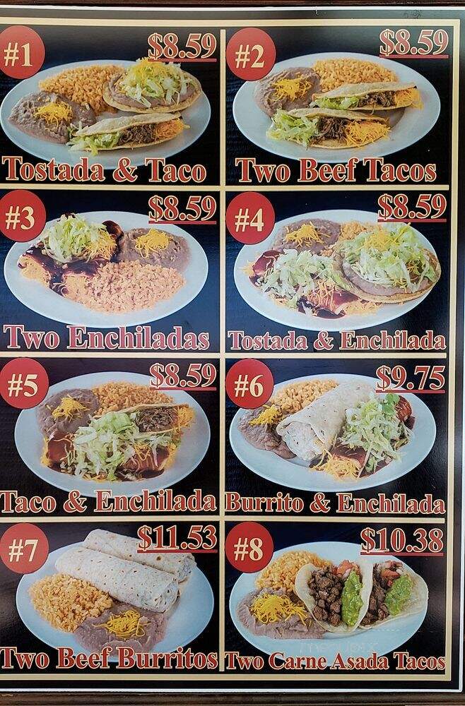 Federico's Mexican Food - Kingman, AZ menu_pic