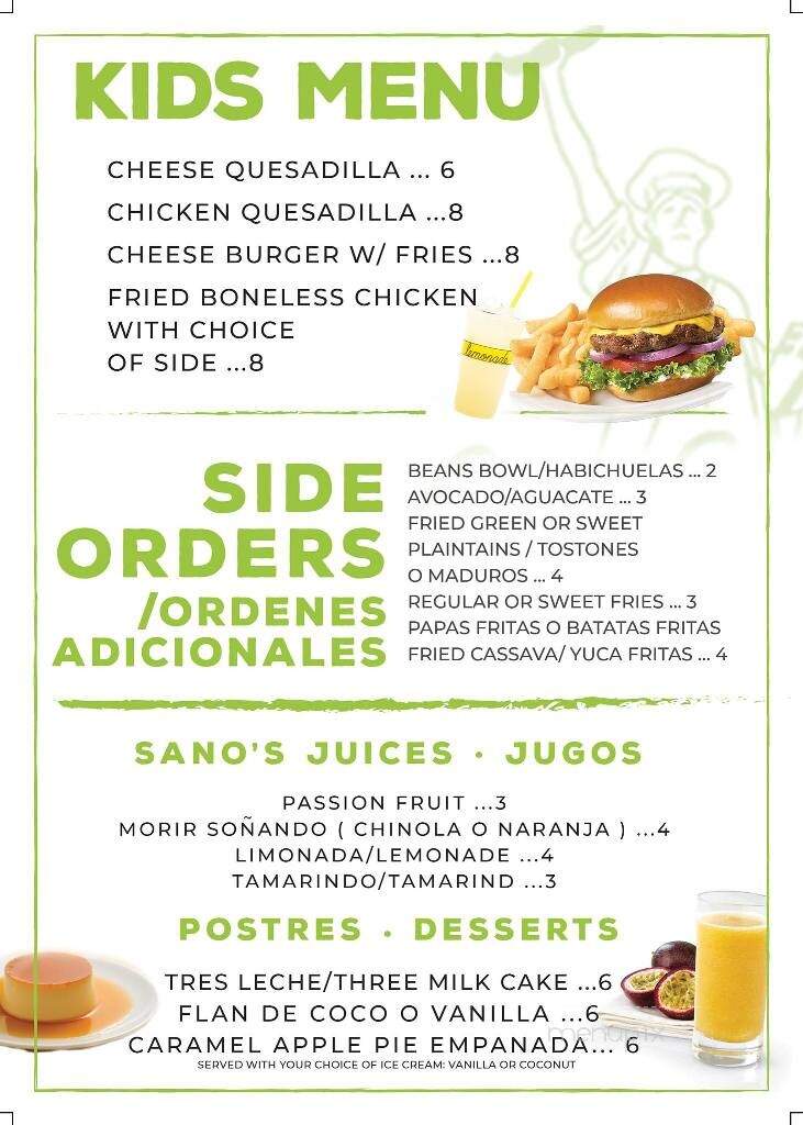Lo Sano Restaurant and Bar - Hartford, CT menu_pic