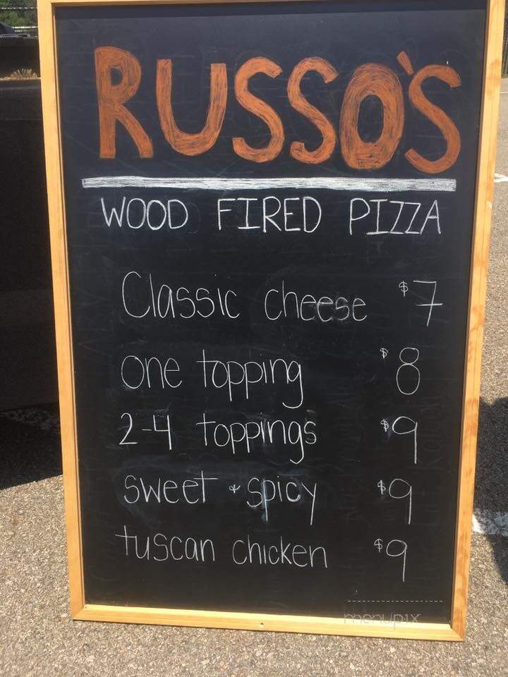 Russo's Wood Fired Pizza - Zanesville, OH menu_pic