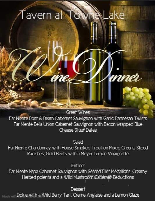 Tavern at Towne Lake - Woodstock, GA menu_pic