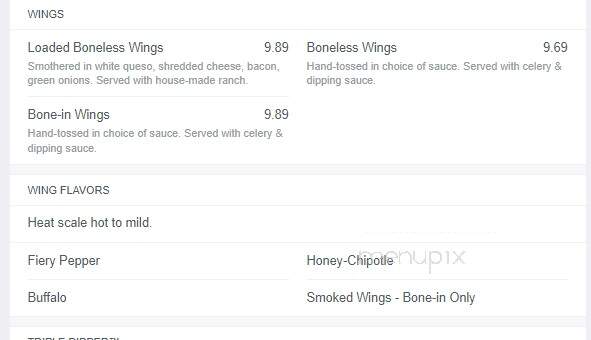 Chillies - Calgary, AB menu_pic