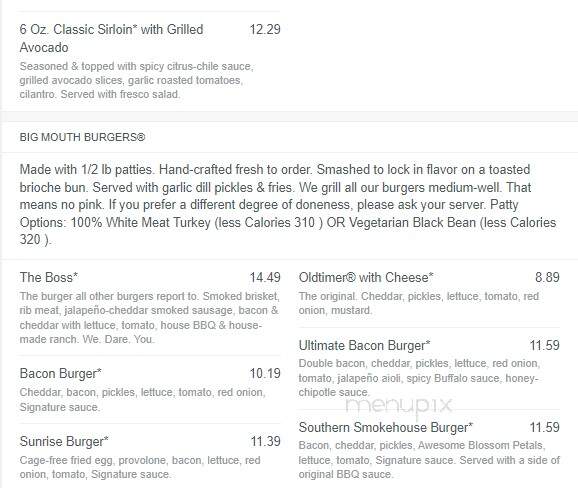 Chillies - Calgary, AB menu_pic