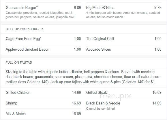 Chillies - Calgary, AB menu_pic