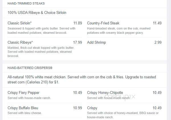 Chillies - Calgary, AB menu_pic